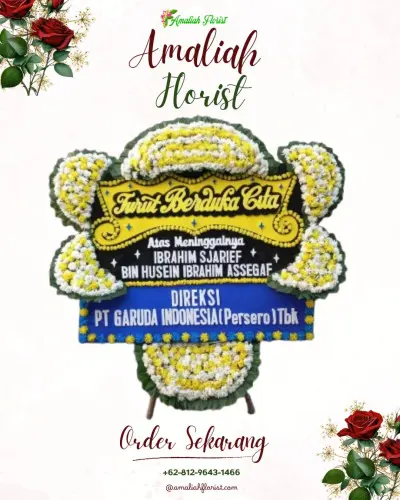 Papan Bunga Duka di Sukamulih